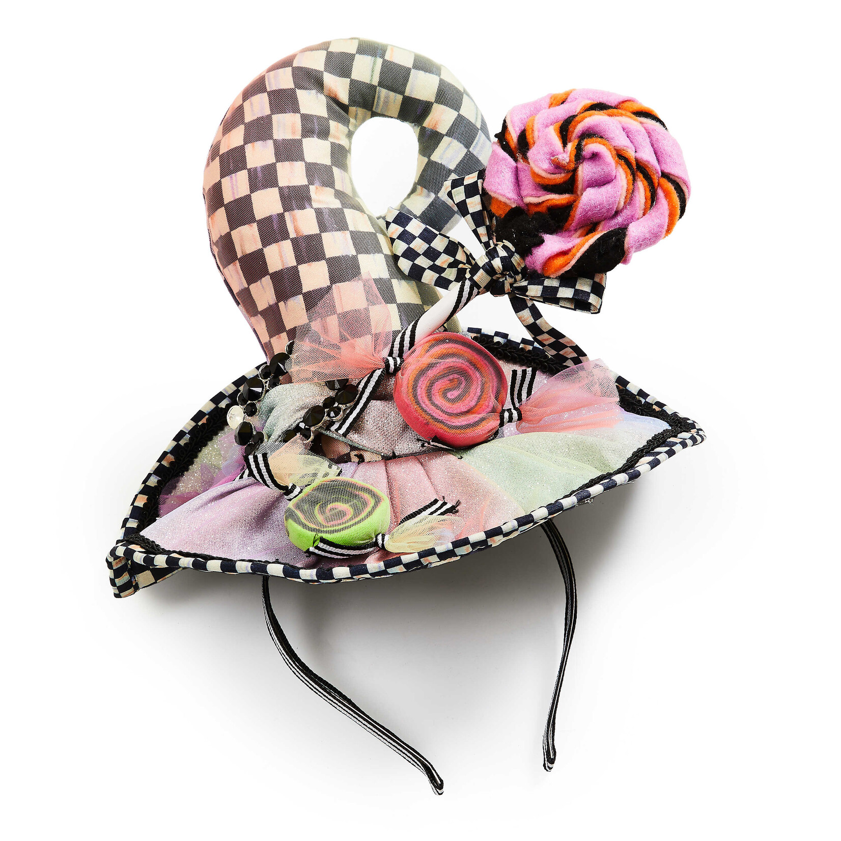 MacKenzie-Childs trick or treat fascinator hat