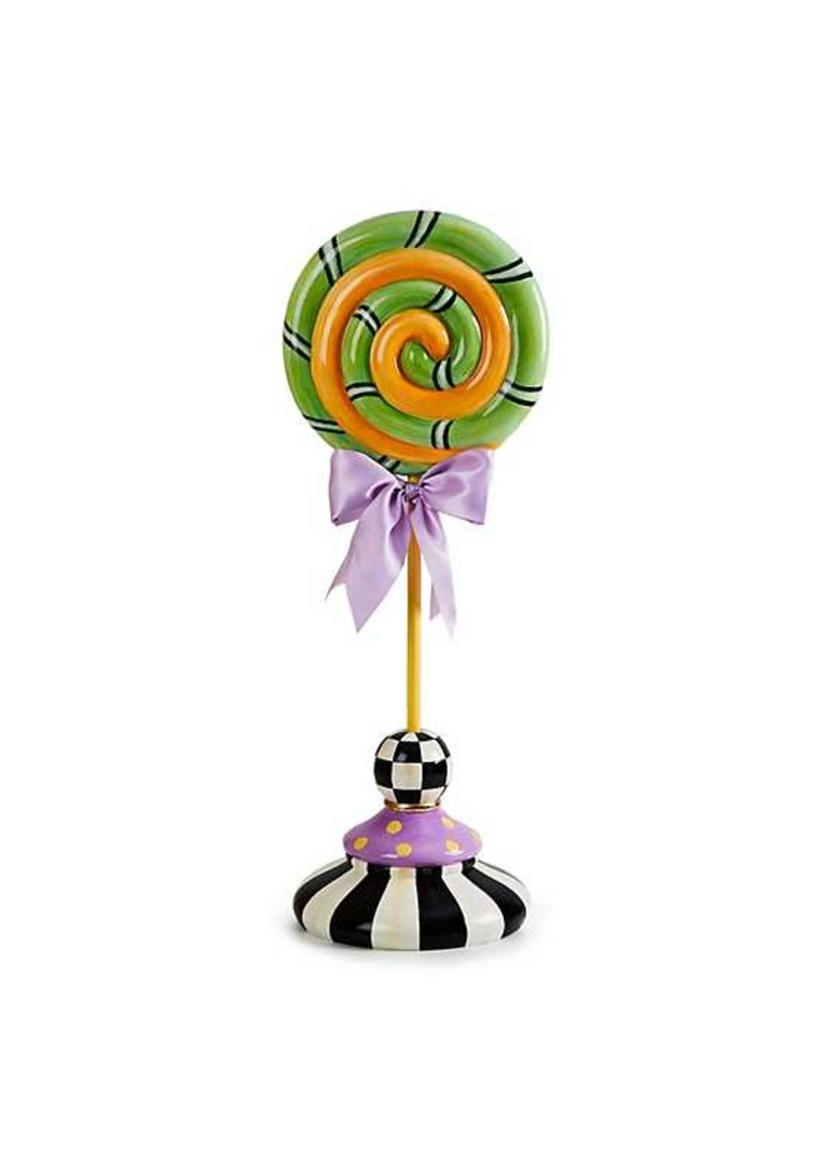 MacKenzie-Childs trick or treat large lollipop topiary