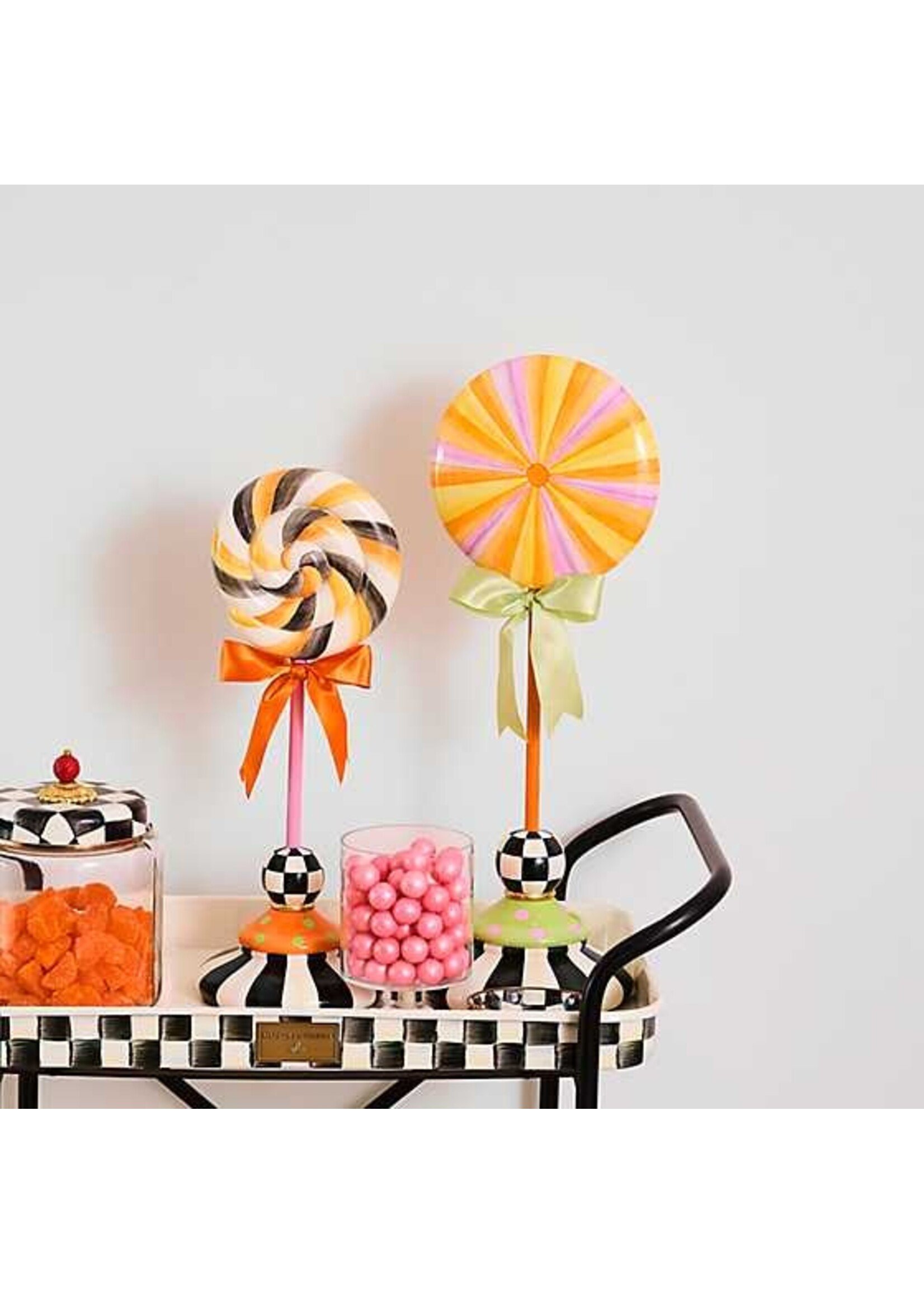 MacKenzie-Childs trick or treat medium lollipop topiary