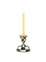 MacKenzie-Childs courtly check short candlestick