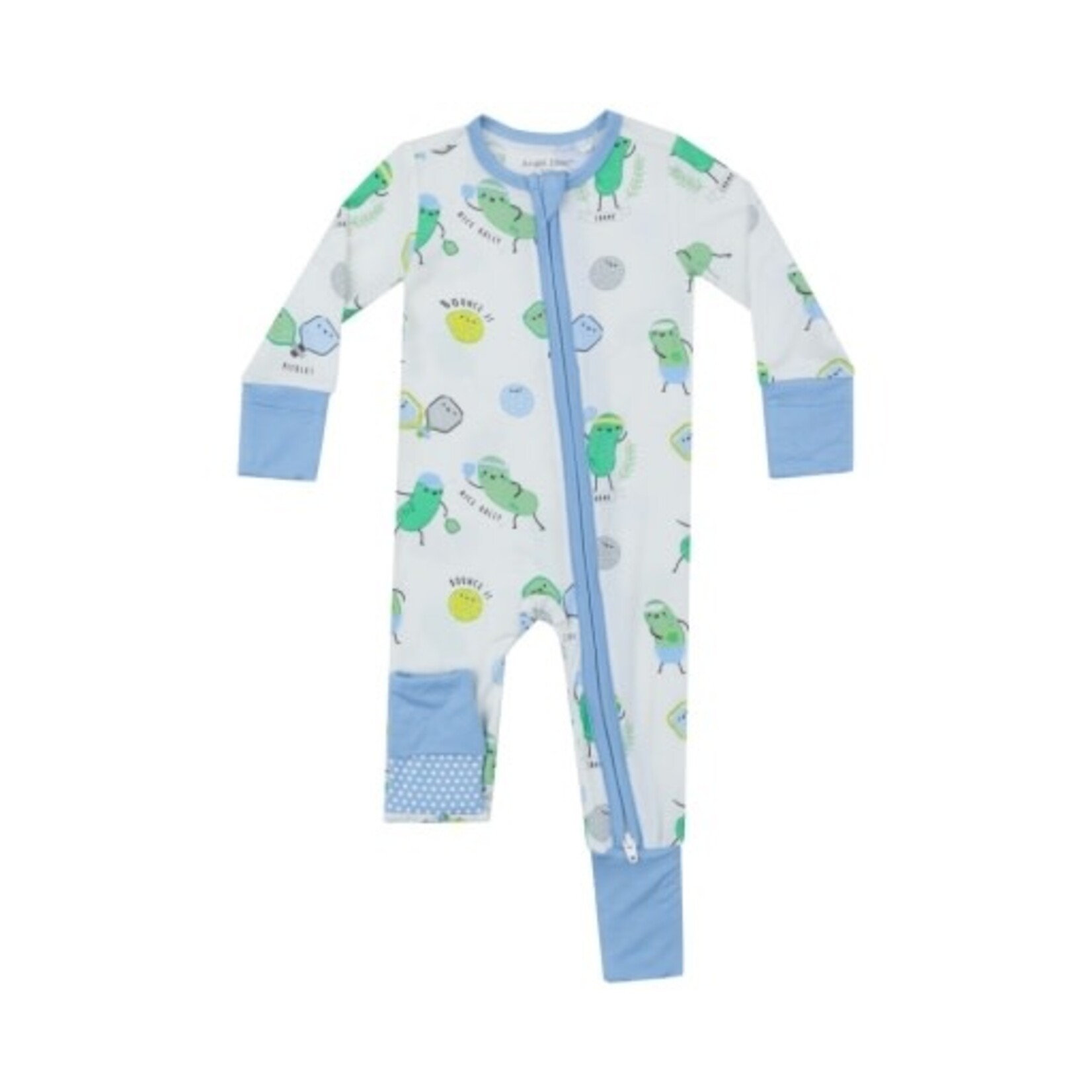 Angel Dear Pickleball Blue - 2 Way Zipper Romper
