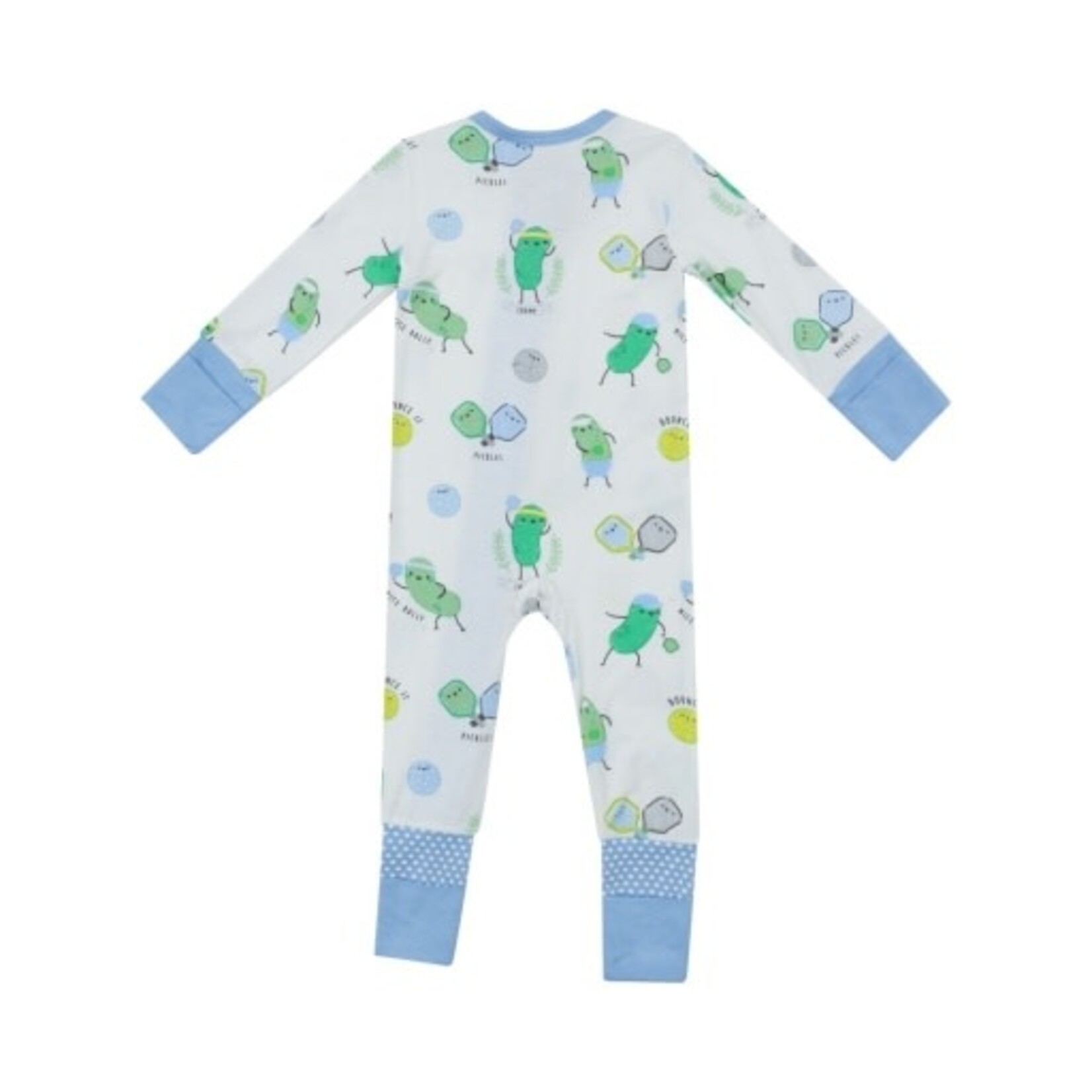 Angel Dear Pickleball Blue - 2 Way Zipper Romper
