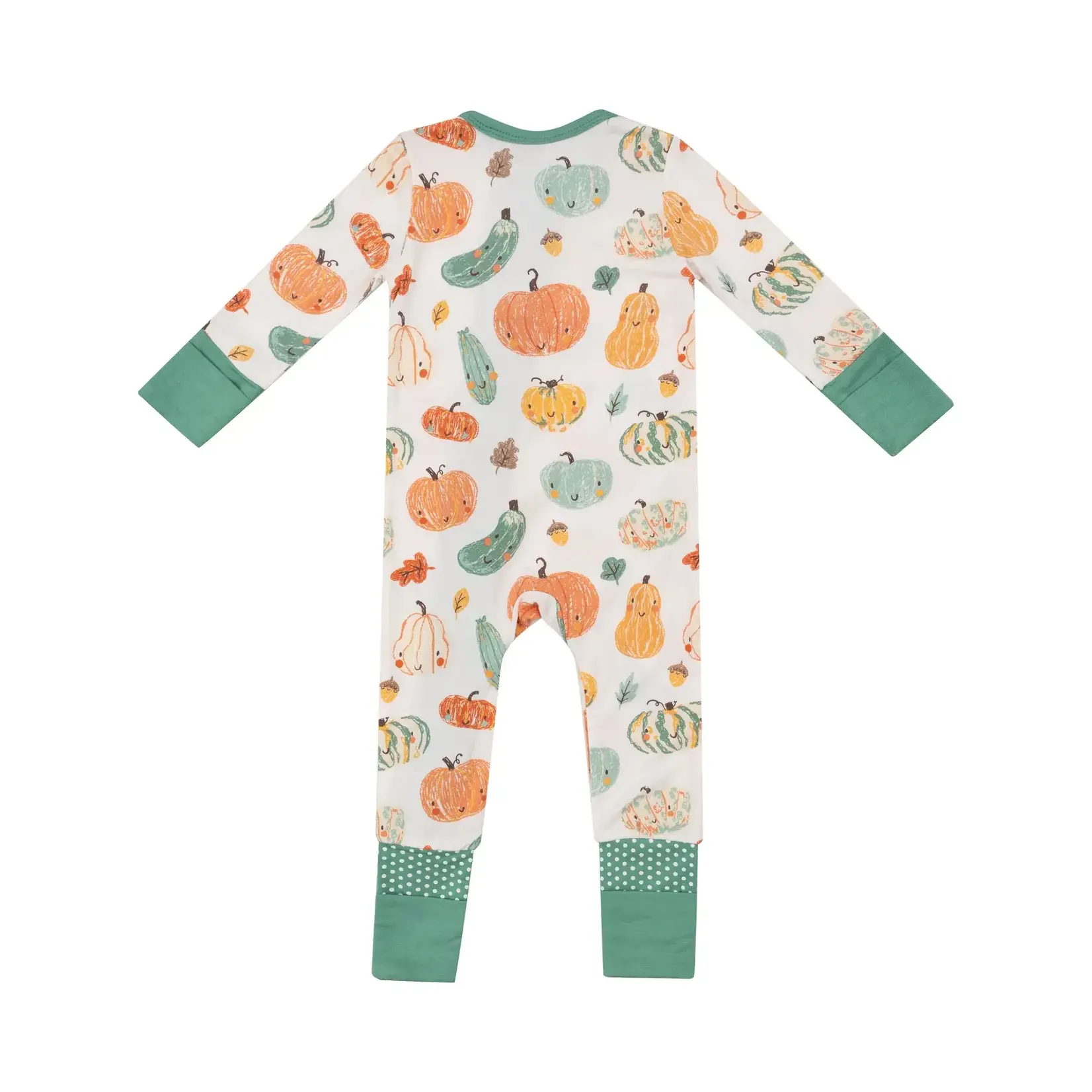 Angel Dear Crayon Pumpkins - 2 Way Zipper Romper