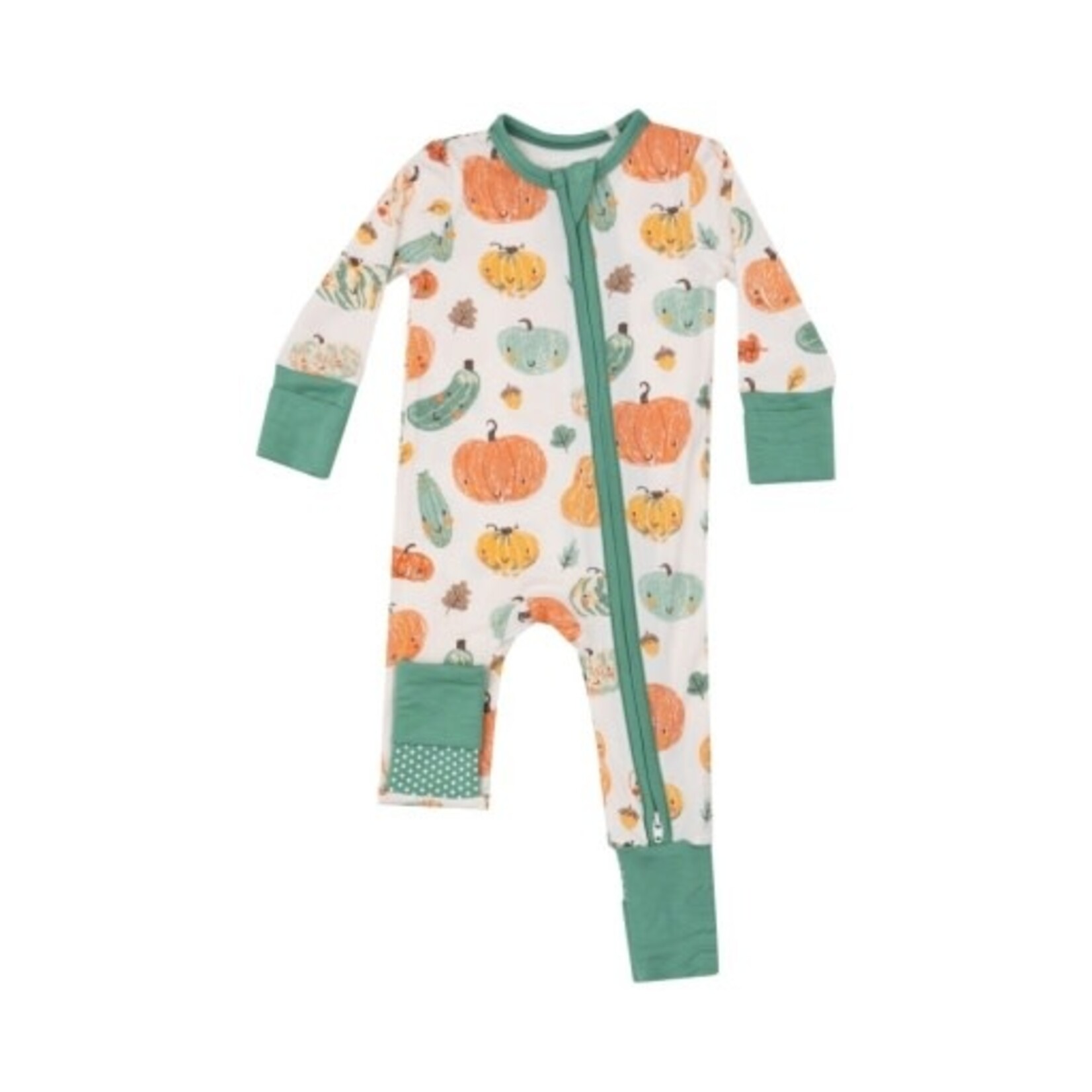 Angel Dear Crayon Pumpkins - 2 Way Zipper Romper