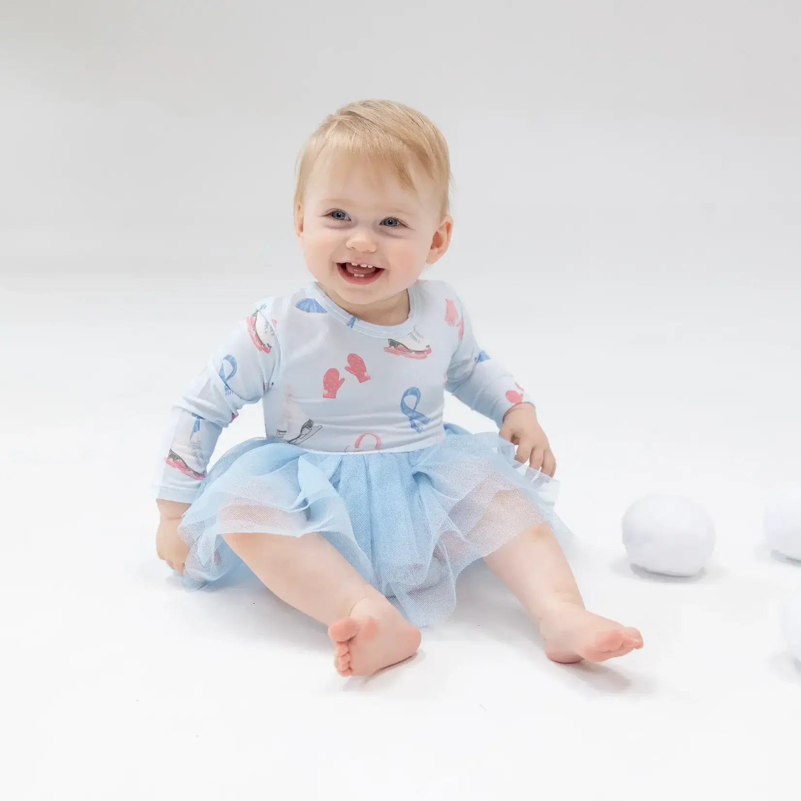 Angel Dear Ice Skating - L/S Tutu Bodysuit
