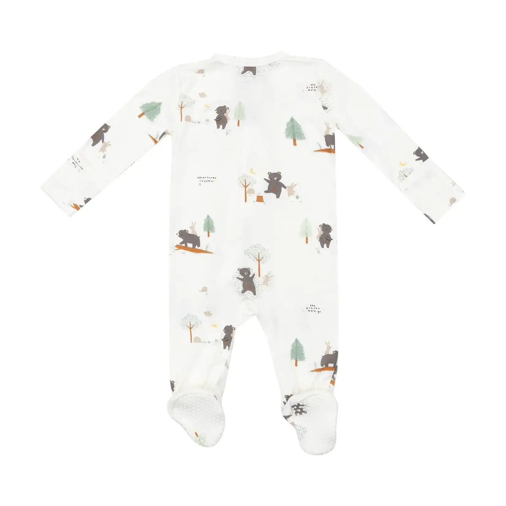 Angel Dear Bear and Bunny Adventures - 2 Way Zipper Footie