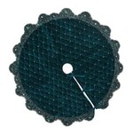 MacKenzie-Childs Emerald Beaded Holiday Tree Skirt