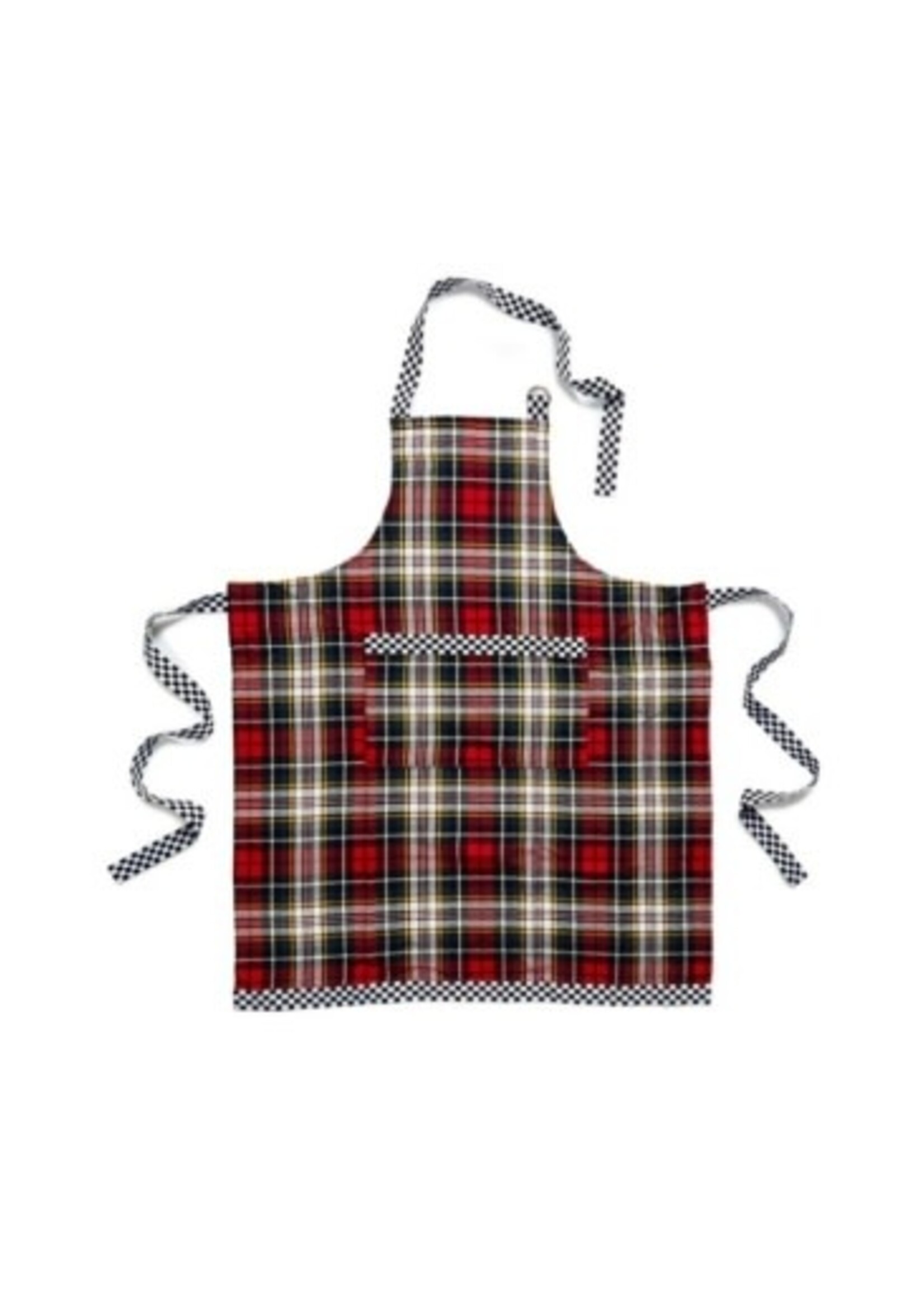 MacKenzie-Childs Tartan Check Woven Apron