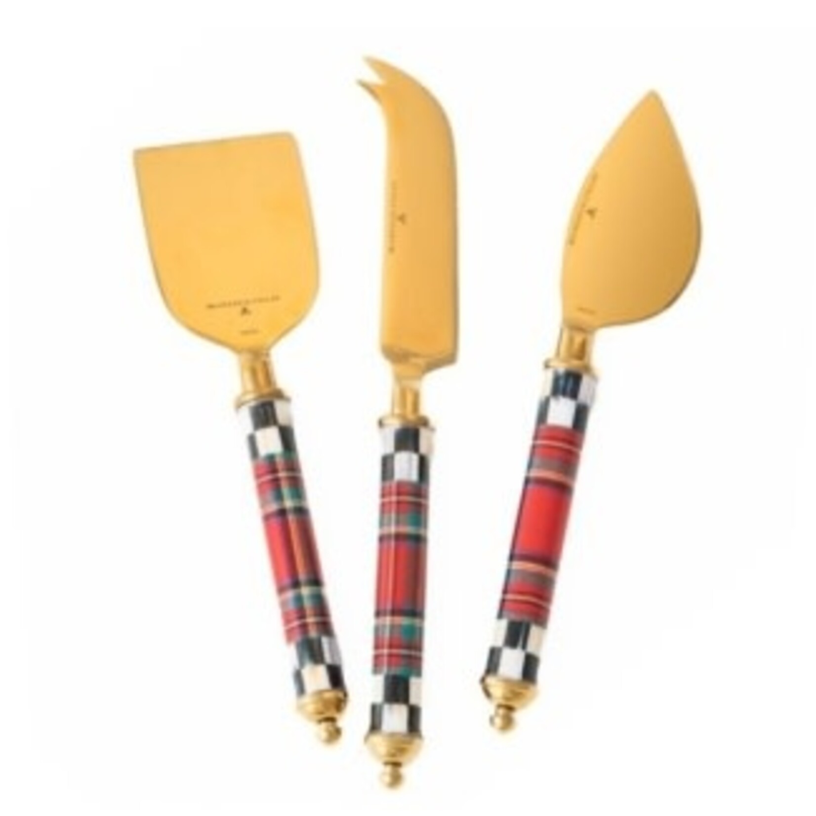 MacKenzie-Childs Supper Club Cheese Knife Set -Tartastic