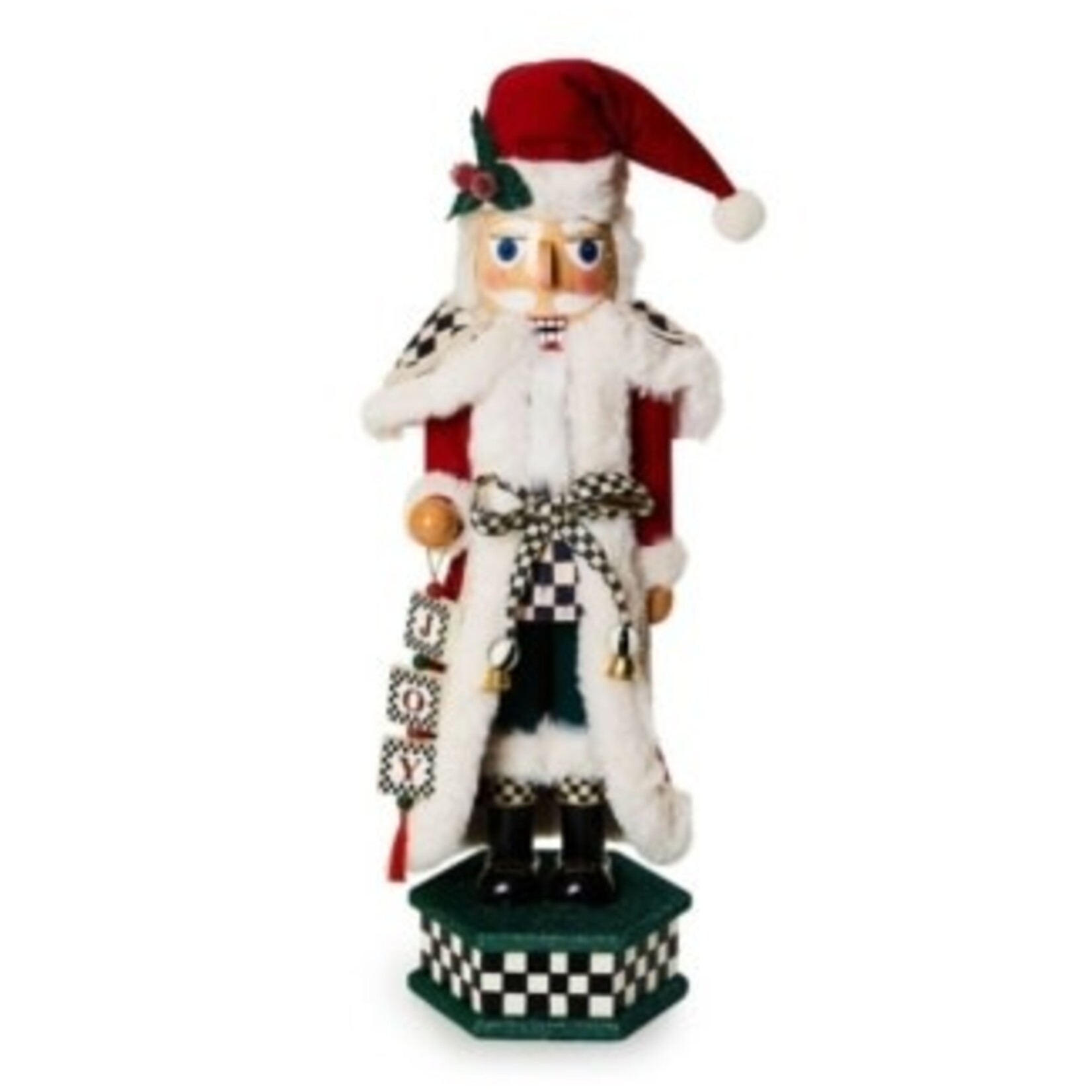 MacKenzie-Childs Cozy Christmas Santa Nutcracker