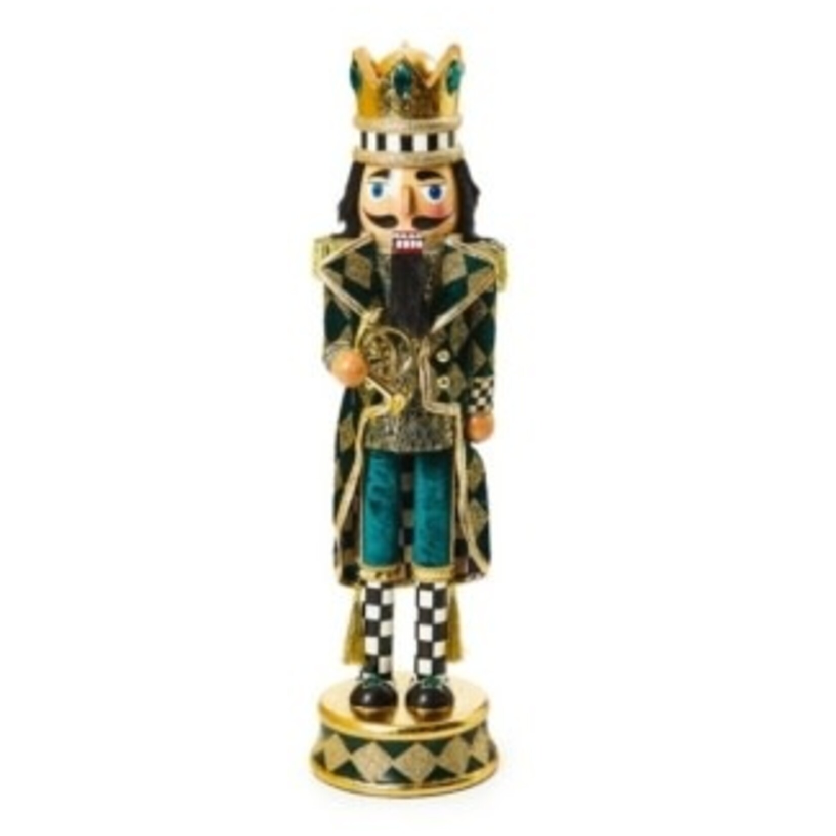 MacKenzie-Childs Emerald Luxe Nutcracker