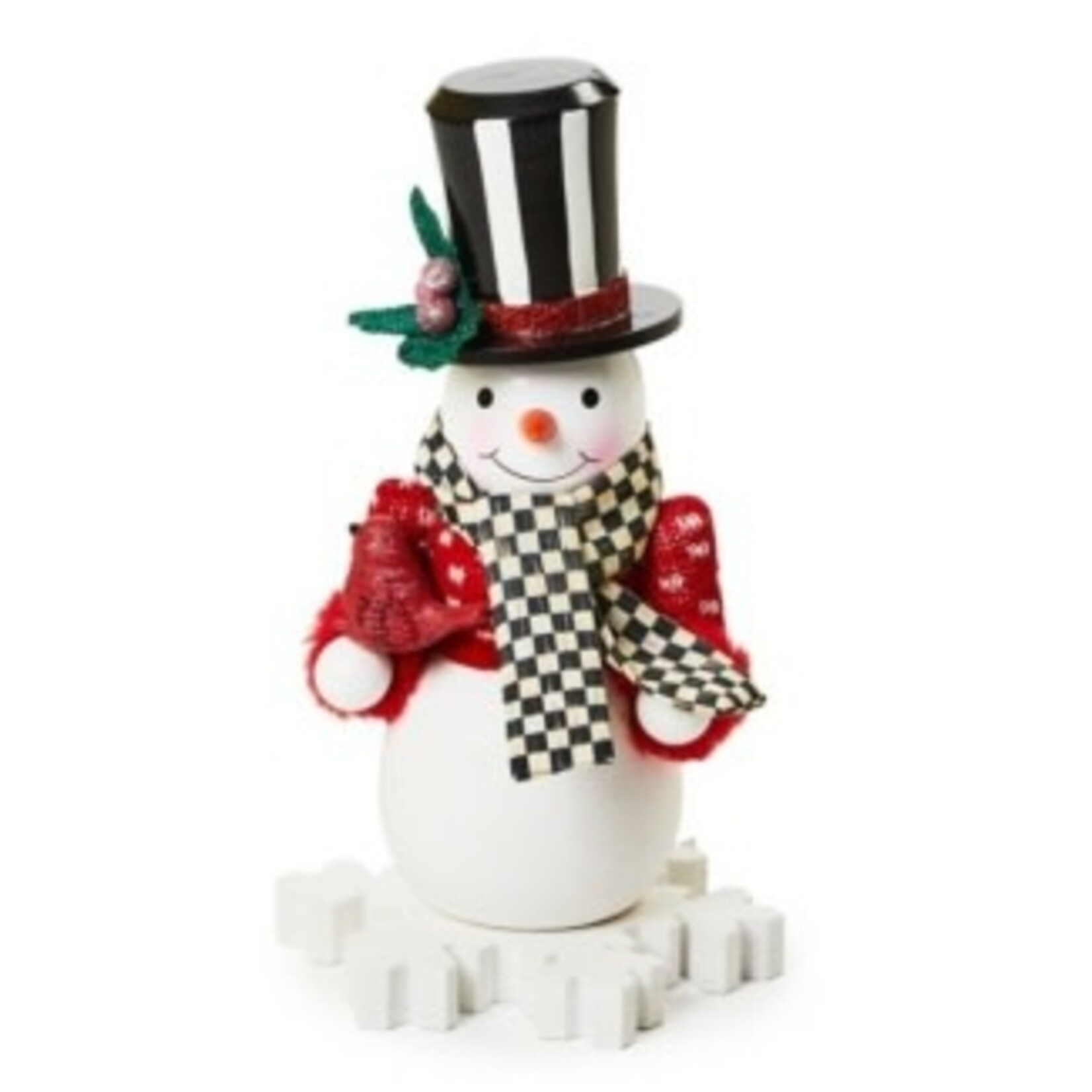 MacKenzie-Childs Cozy Christmas Snowman Nutcracker
