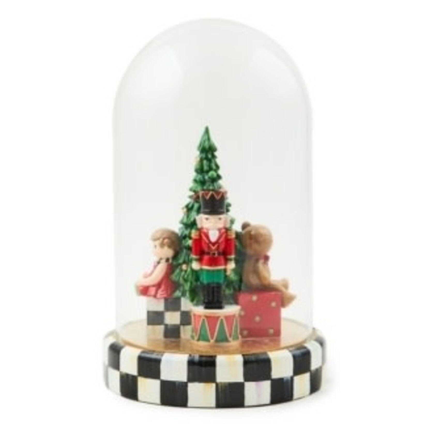 MacKenzie-Childs Classic Courtly Illuminated Nutcracker Cloche