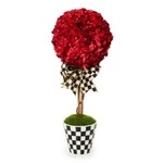 MacKenzie-Childs Small Red Topiary Drop In