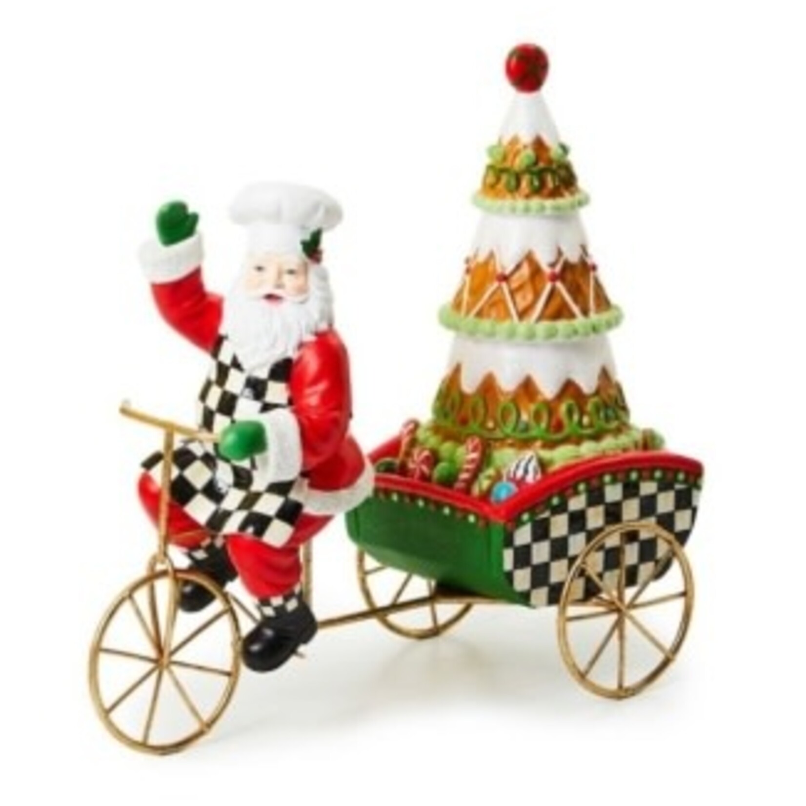MacKenzie-Childs Bake Shop Bicycle Santa