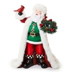 MacKenzie-Childs Cozy Christmas Santa with Cardinal