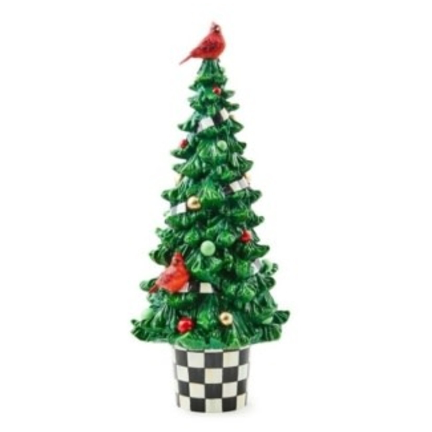 MacKenzie-Childs Cozy Christmas Illuminated Cardinal Tree