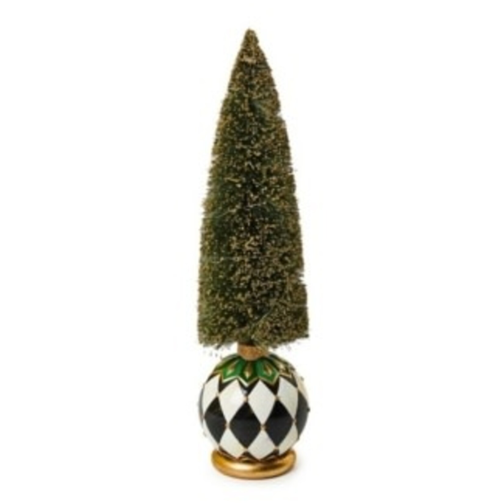 MacKenzie-Childs Emerald Luxe Large Illuminated Bottle Brush Tree