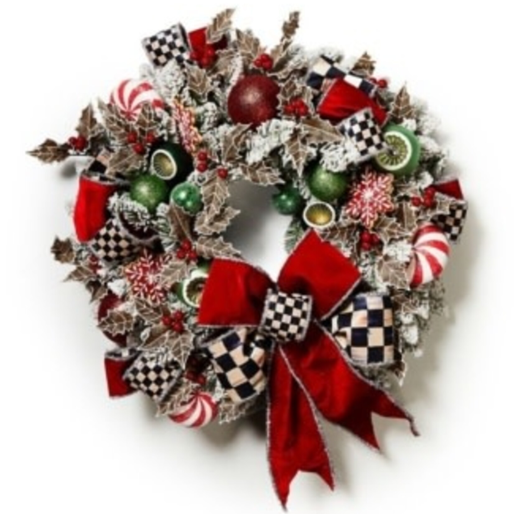 MacKenzie-Childs Bake Shop Illuminated Wreath