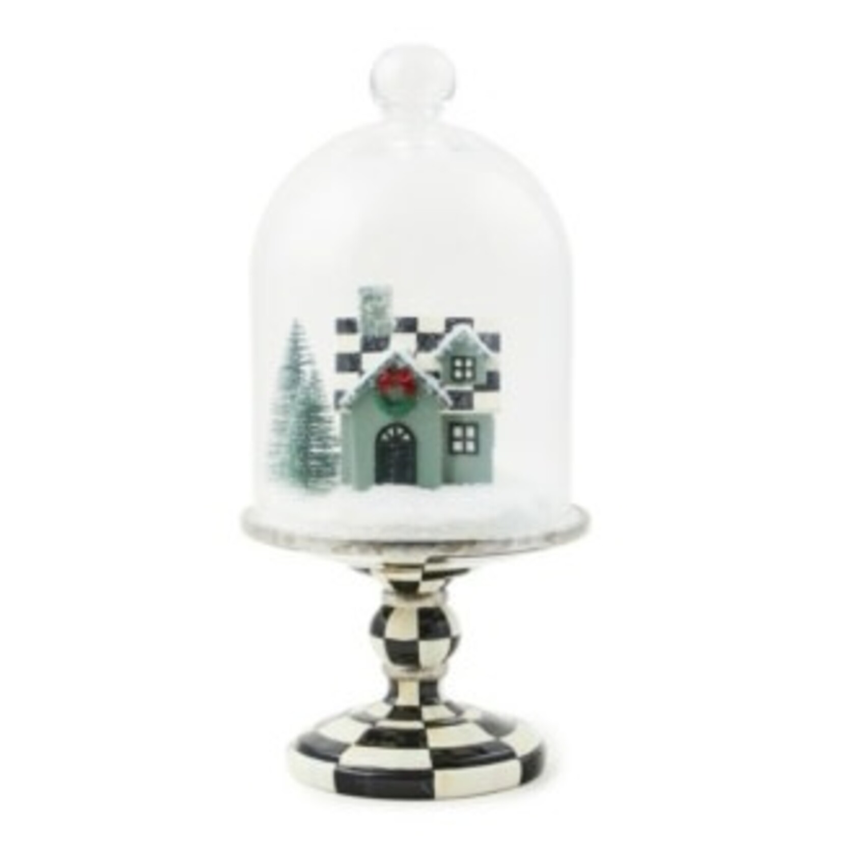 MacKenzie-Childs Farmhouse Holiday House Cloche