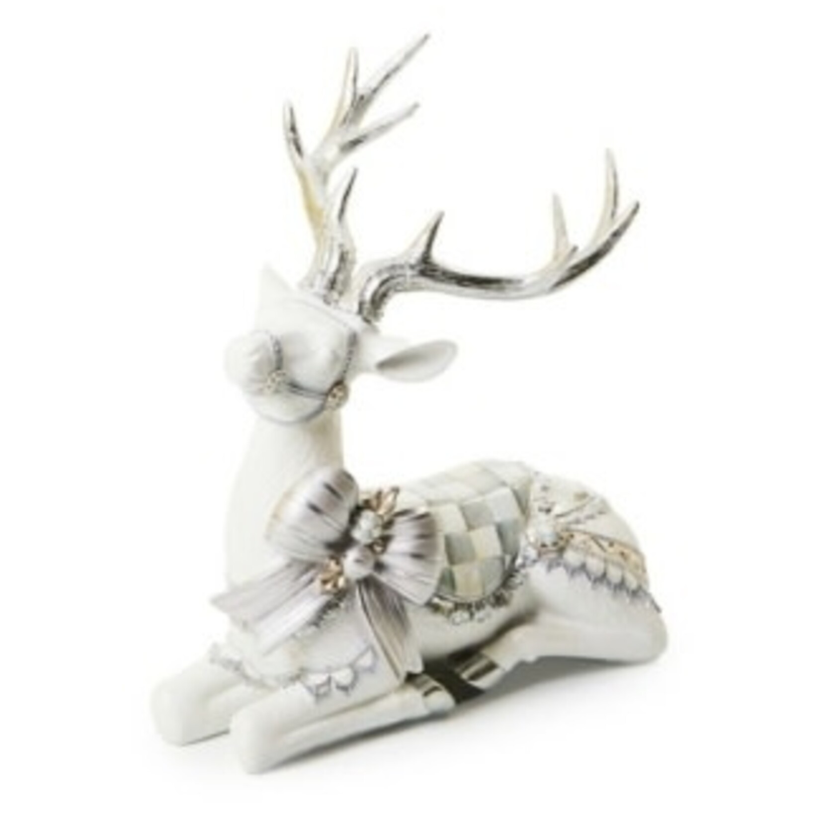 MacKenzie-Childs Crystal Palace Resting White Deer