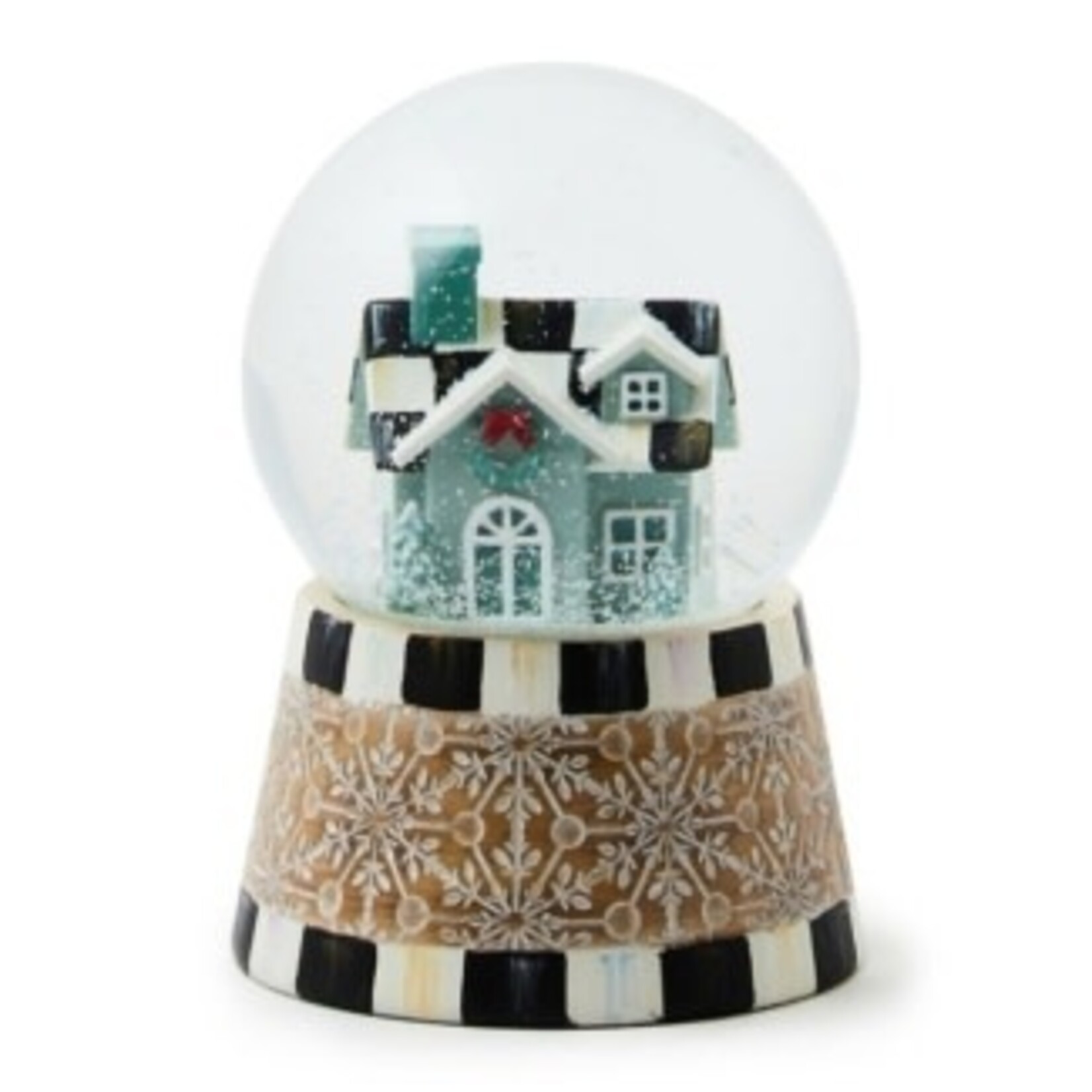 MacKenzie-Childs Farmhouse Holiday Snow Globe