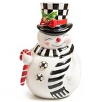 MacKenzie-Childs Nostalgia Snowman Cookie Jar