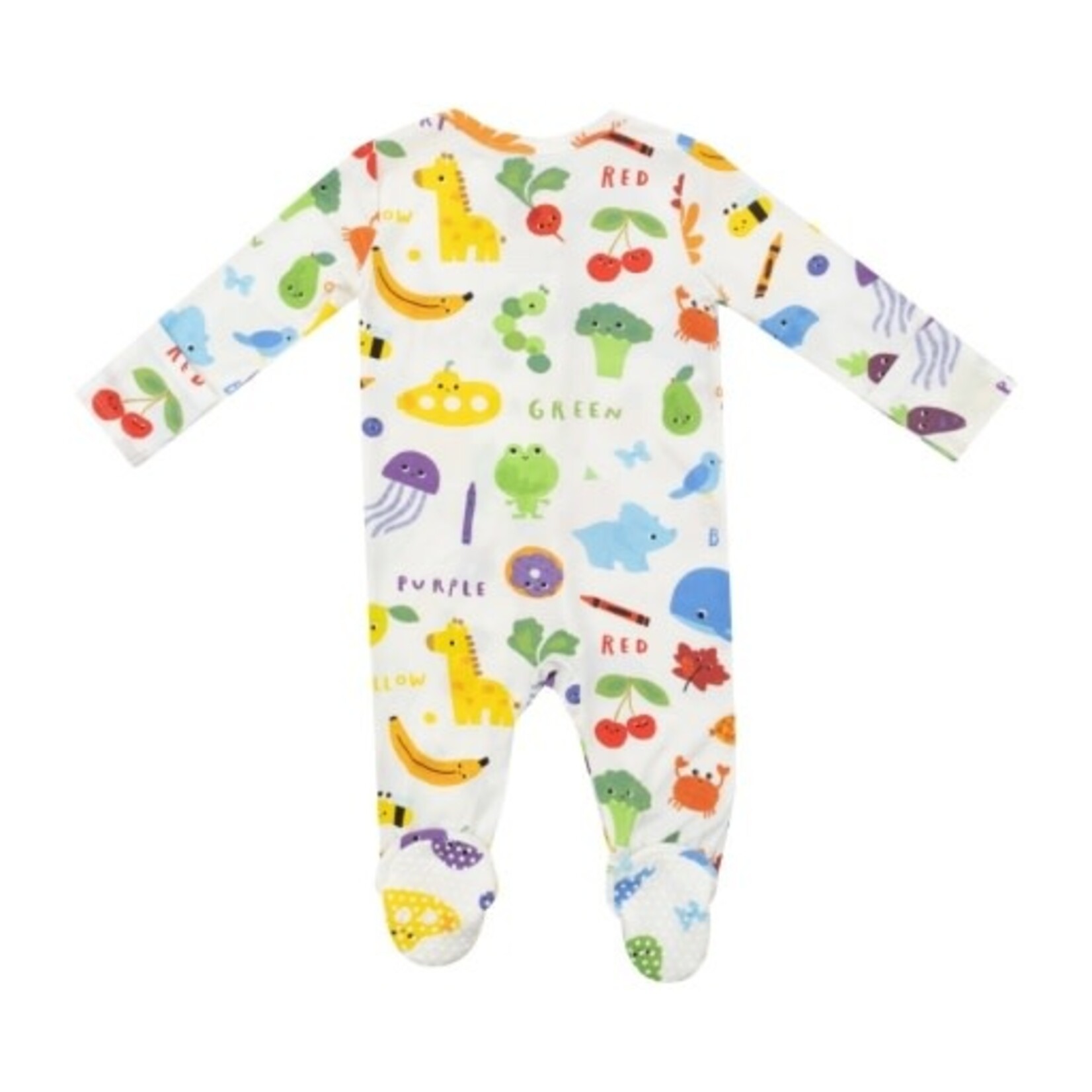 Angel Dear Learning Colors - 2 Way Zipper Footie