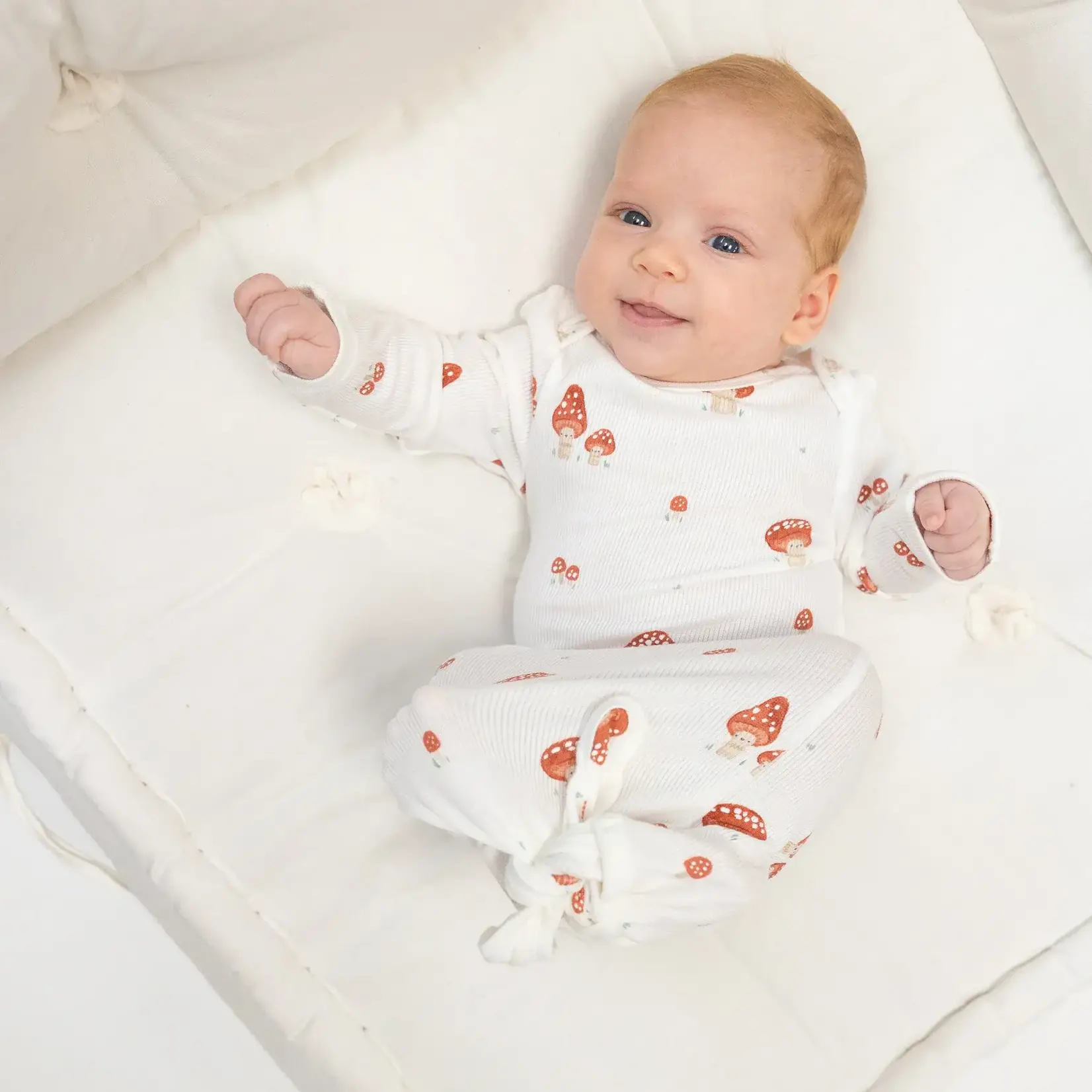 Angel Dear Mushrooms - 2 Way Zipper Footie