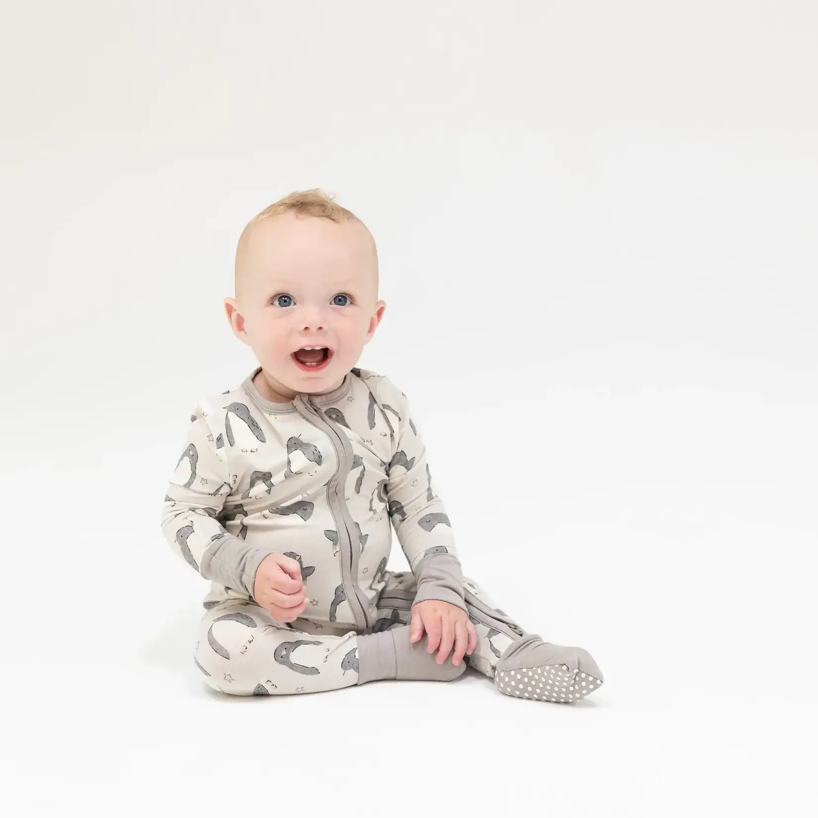 Angel Dear Penguin Pals - 2 Way Zipper Footie