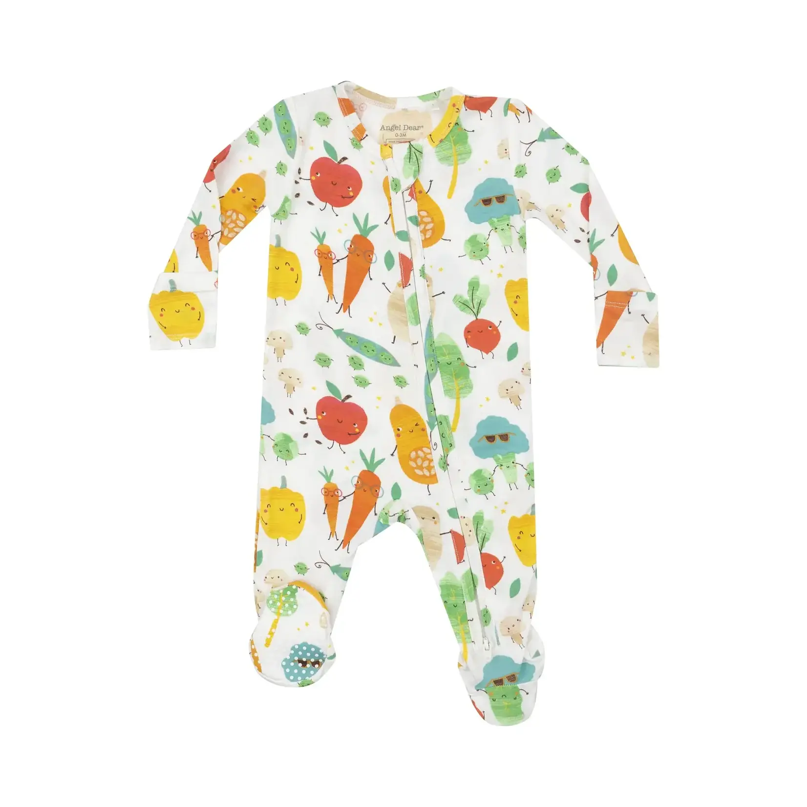 Angel Dear Fall Veggies - 2 Way Zipper Footie