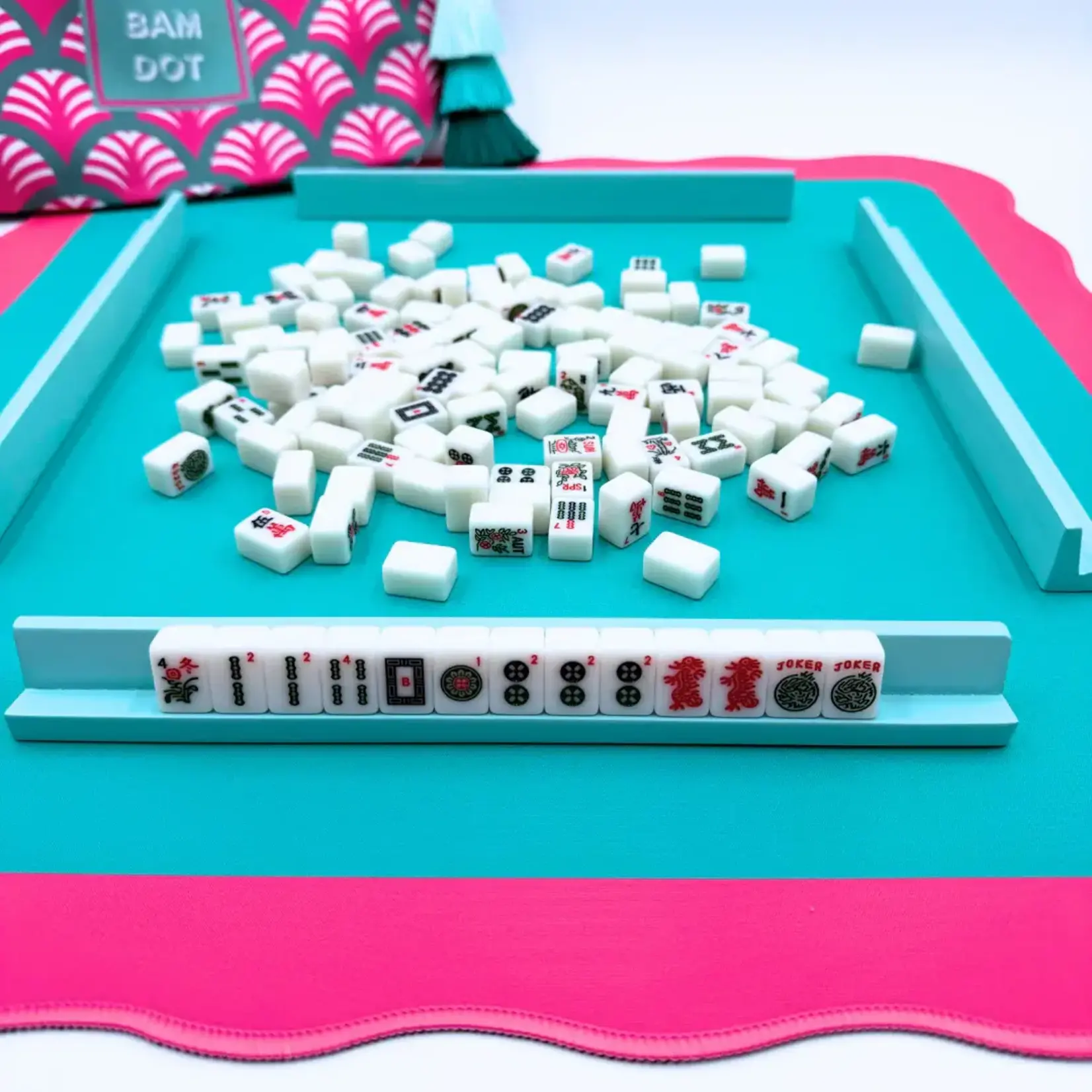 My Fair Mahjong Mini Mahjong Mat for Small & Travel Mah Jongg