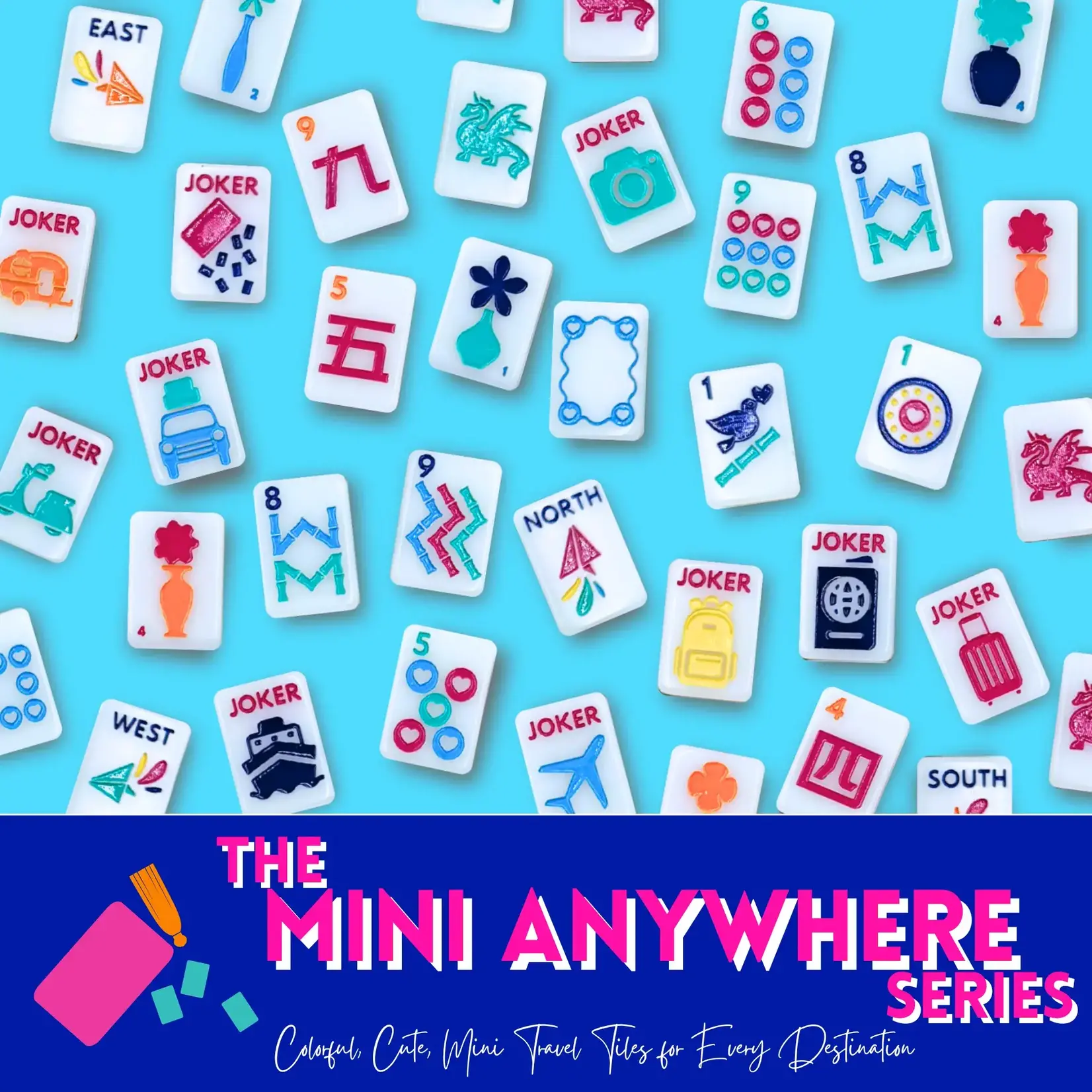 My Fair Mahjong Tiny Travel Mahjong Set- Mini Anywhere Series