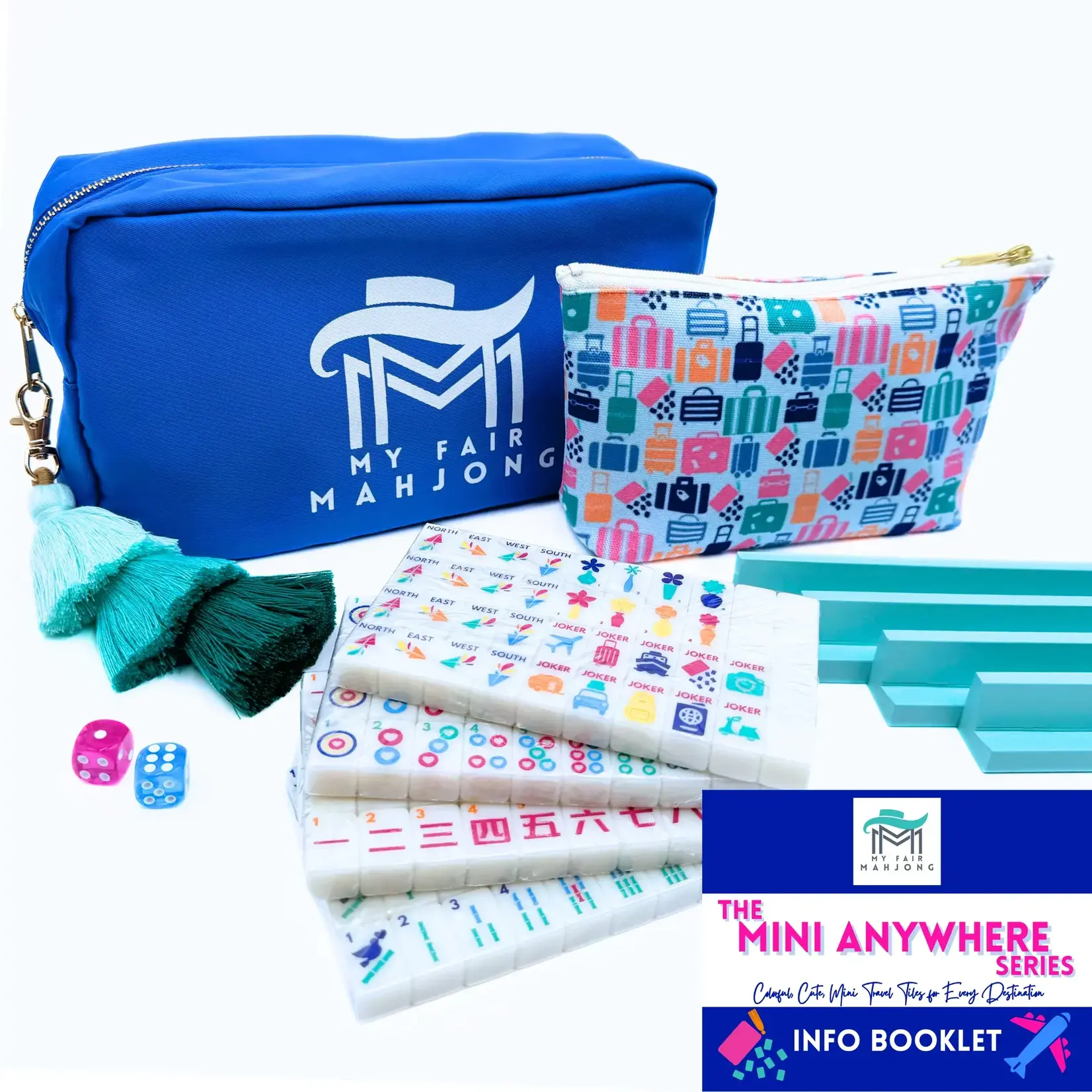 My Fair Mahjong Tiny Travel Mahjong Set- Mini Anywhere Series