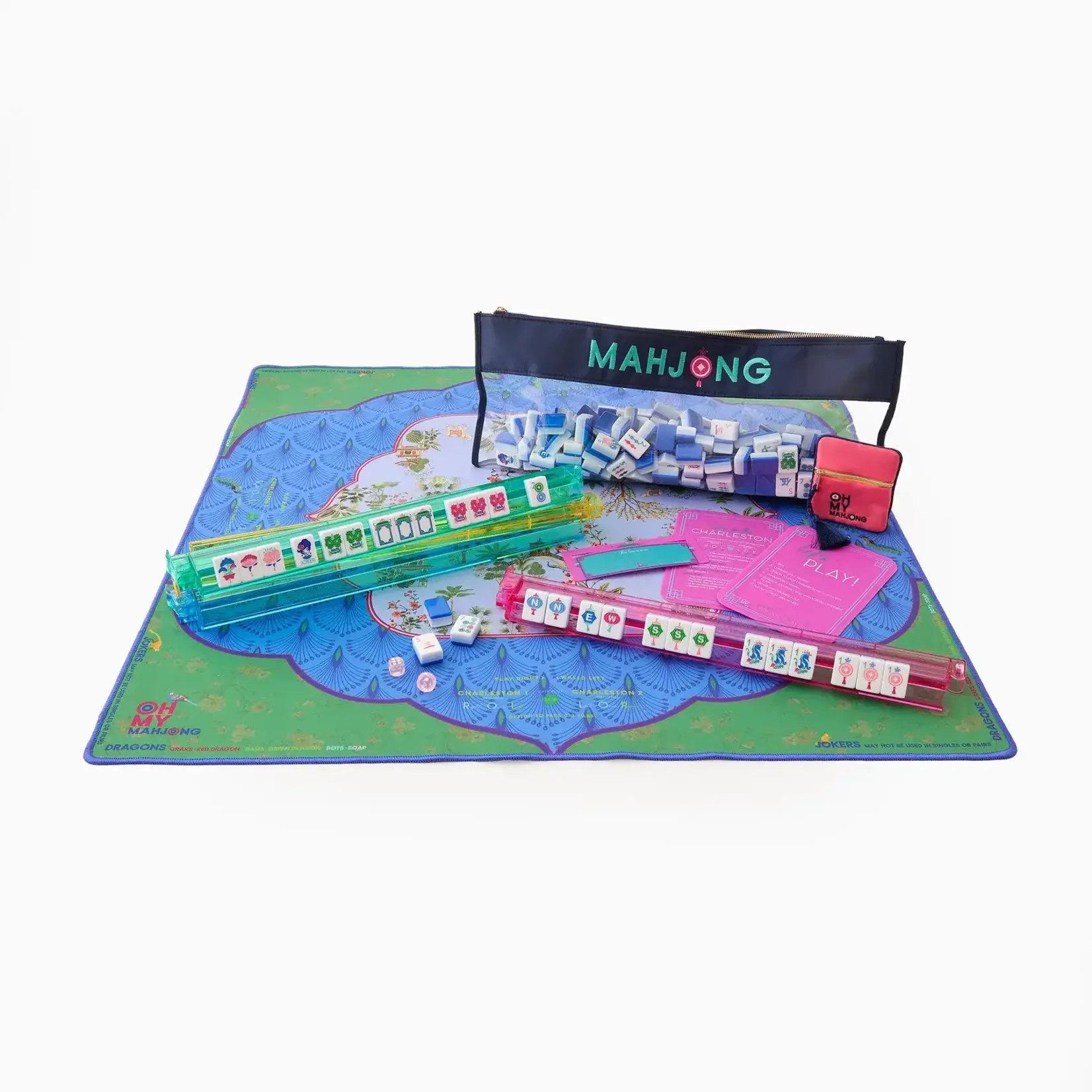 Oh My Mahjong Darjeeling Mahjong Mat in Tube