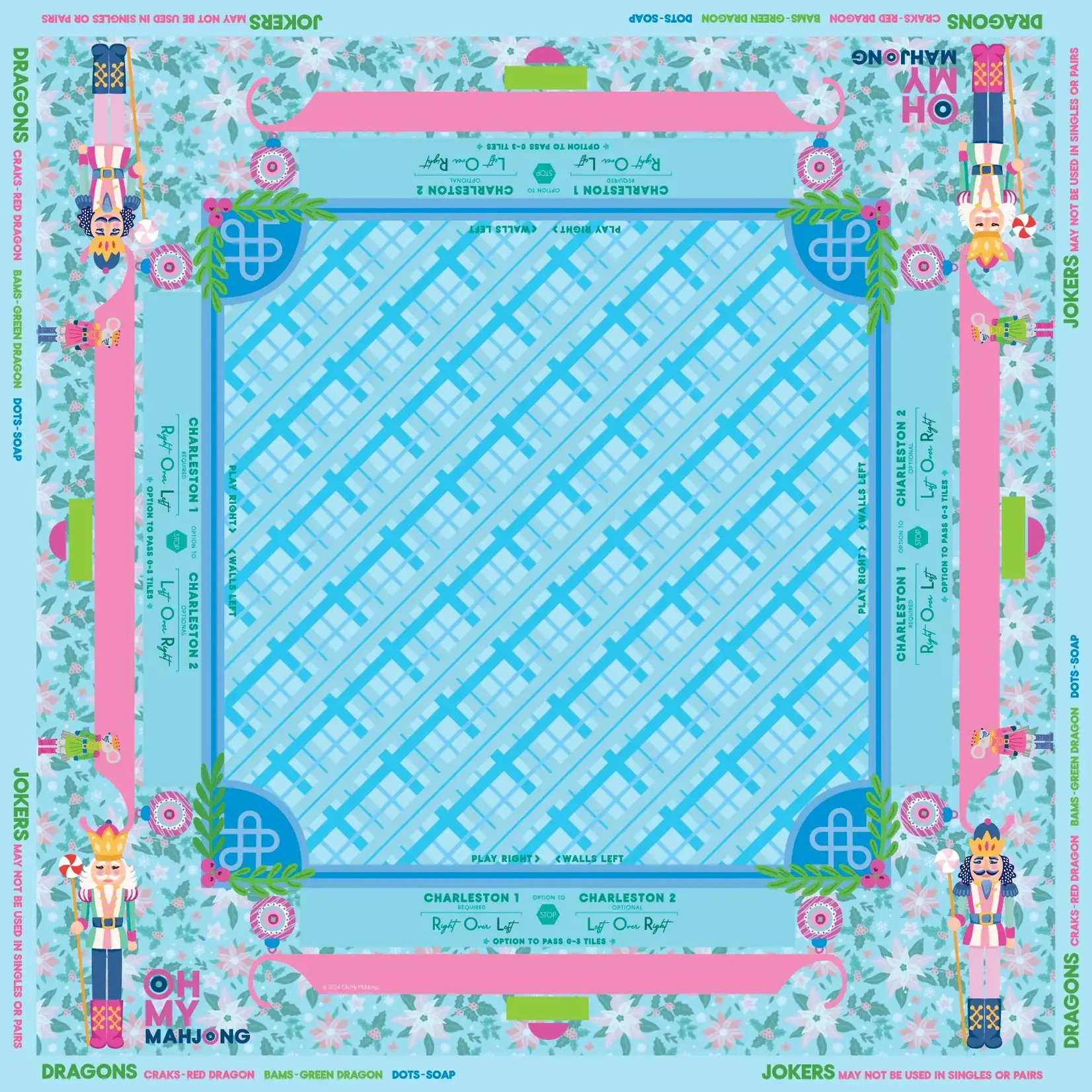 Oh My Mahjong Sugarplum Mat