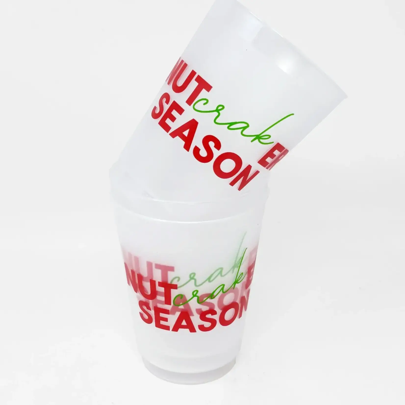 Oh My Mahjong Nutcraker Season Frosted Mahjong Cup