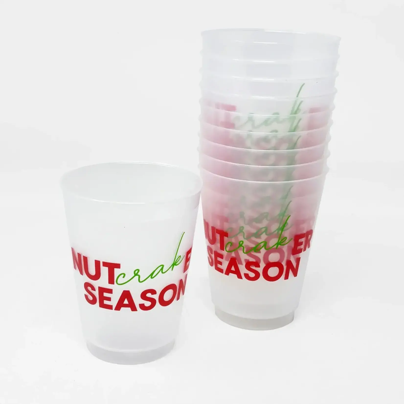 Oh My Mahjong Nutcraker Season Frosted Mahjong Cup