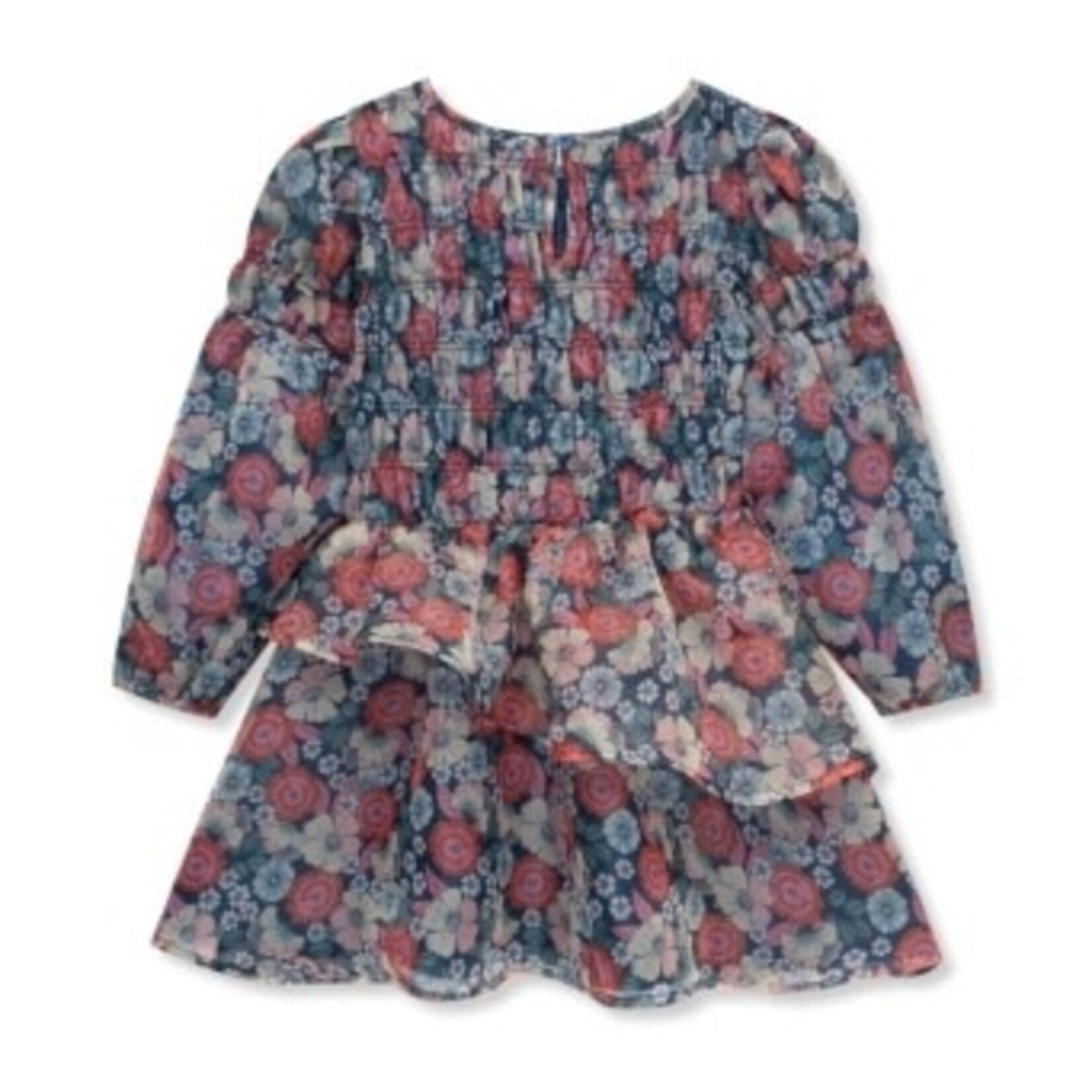 Peek Aren't You Curious floral print smocked dress