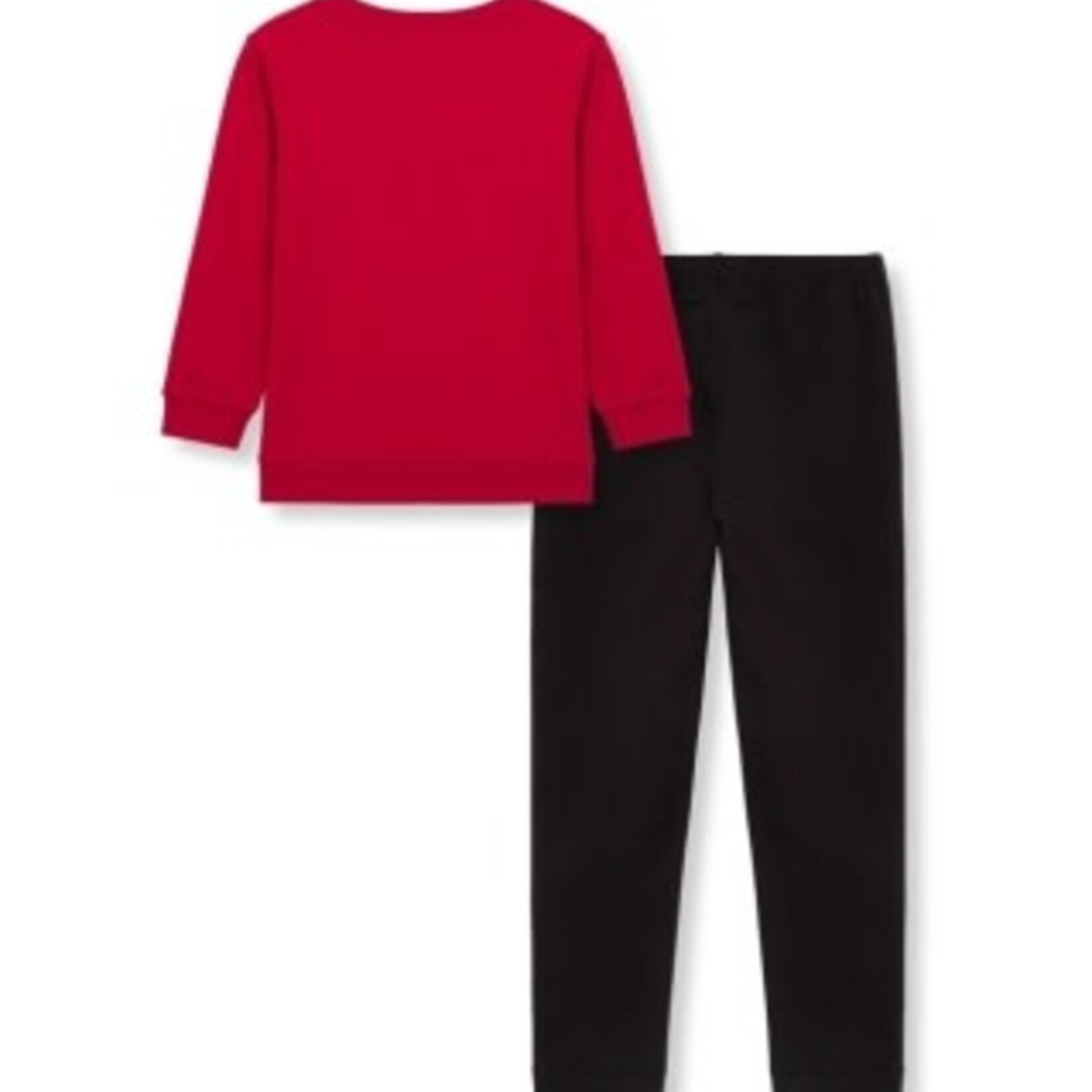 Peek Aren't You Curious Lace Florals Pant Set - Red