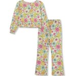 Peek Aren't You Curious retro floral print pant set