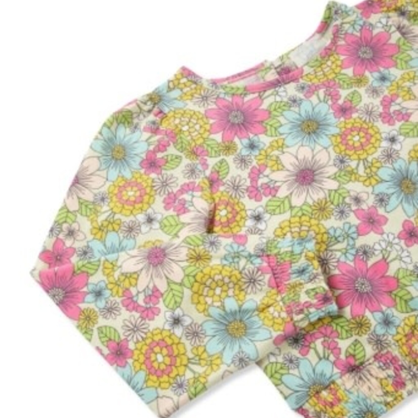 Peek Aren't You Curious retro floral print pant set
