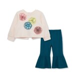 Peek Aren't You Curious bow back knit set