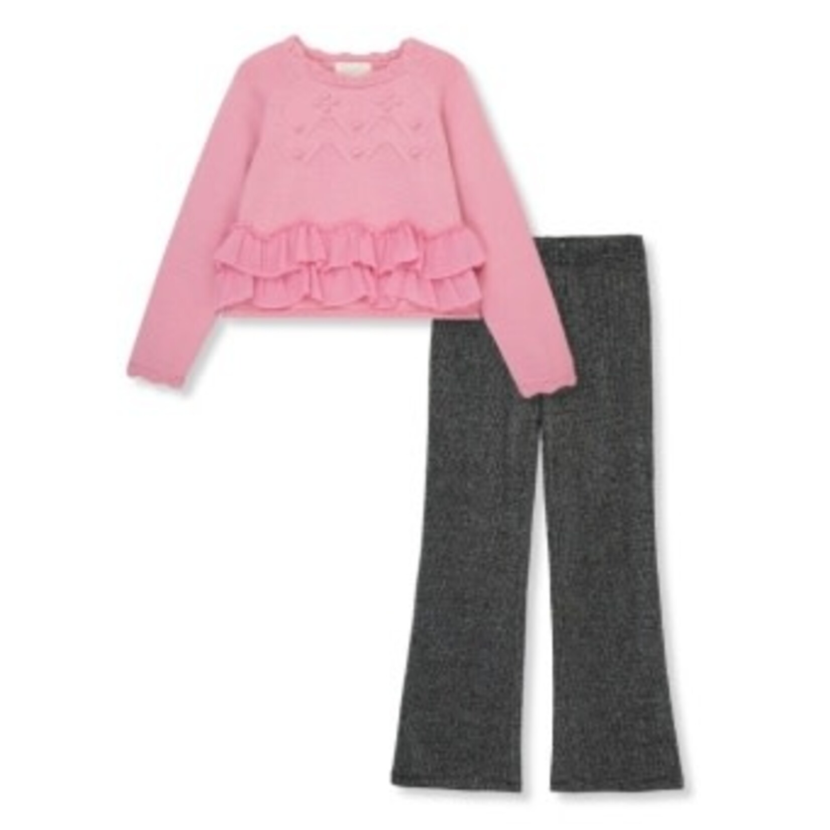 Peek Aren't You Curious crinkle ruffles pant set