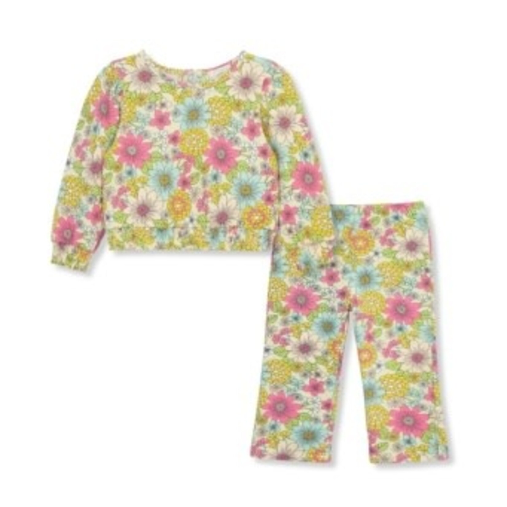 Peek Aren't You Curious retro floral print pant set