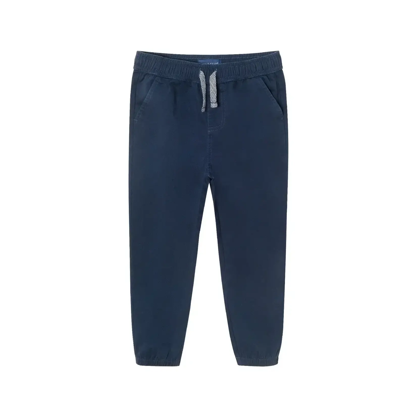 Andy & Evan Cords Buttondown & Navy Joggers Set  Red Plaid