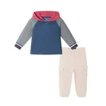 Andy & Evan Hooded Jersey Tee & Jogger Set - Red, Navy, Grey