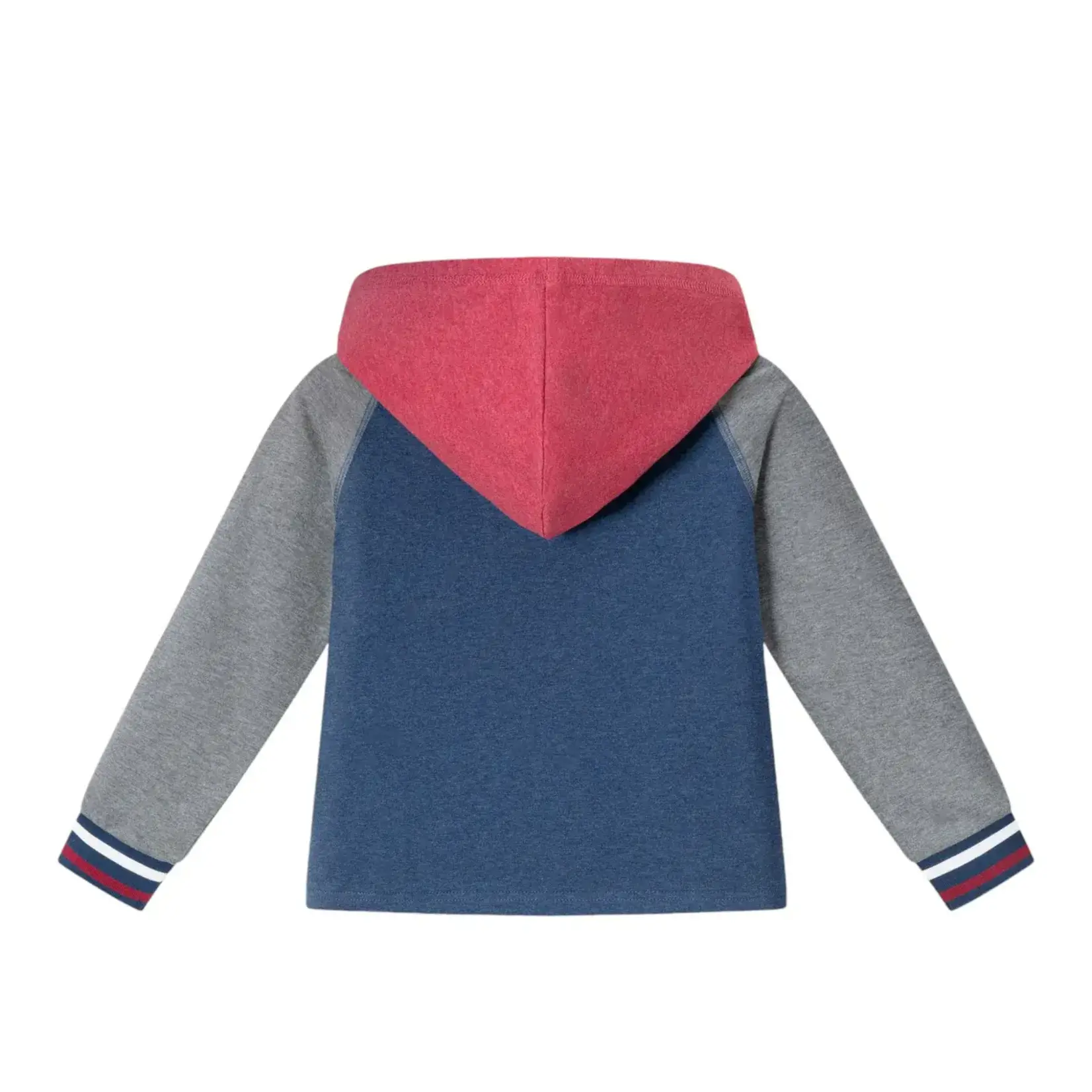Andy & Evan Kids Hooded Colorblocked Jersey Tee & Jogger Set