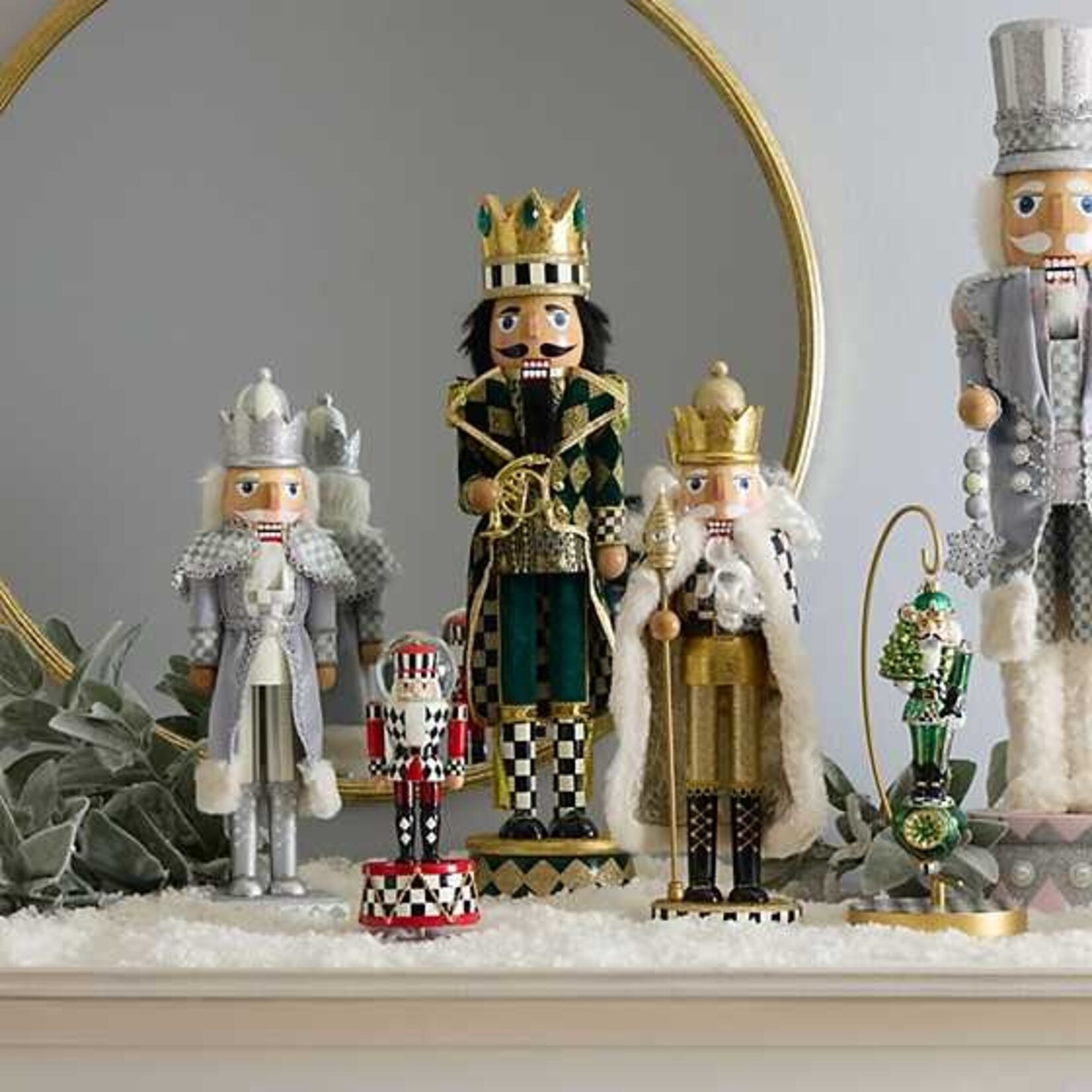 MacKenzie-Childs Emerald Luxe Nutcracker