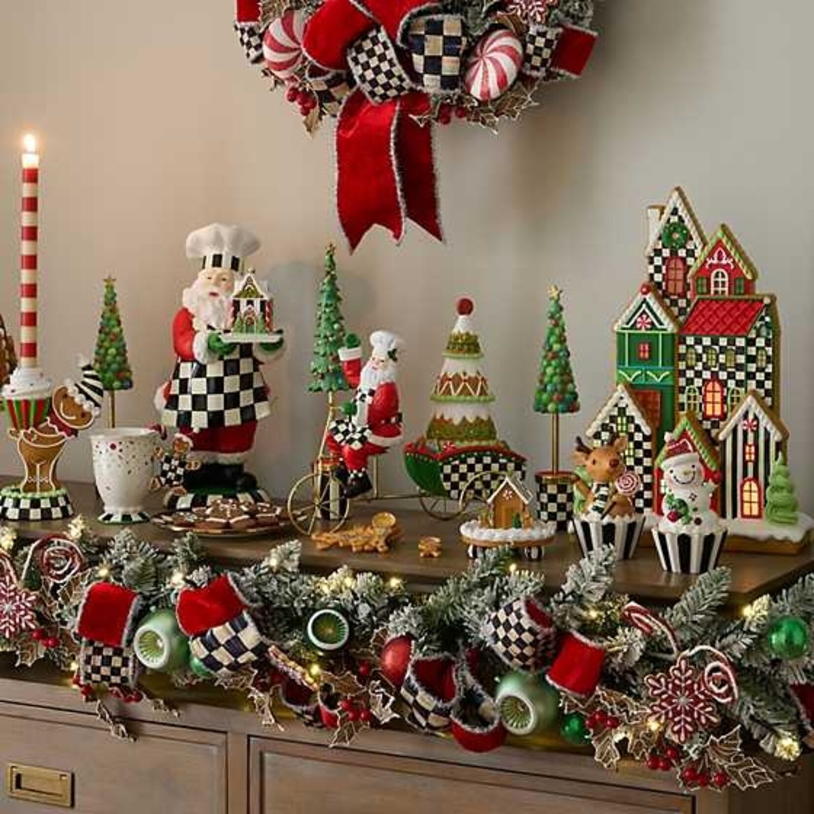 MacKenzie-Childs Bake Shop Bicycle Santa